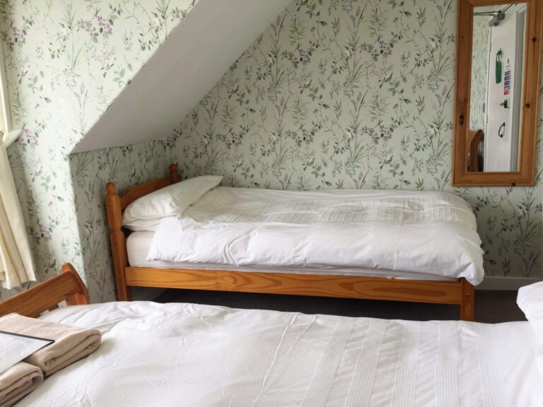 Top floor sea view family attic room