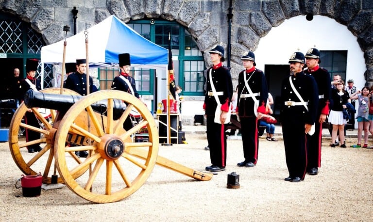 artillery firing at the nothe fort 768x458