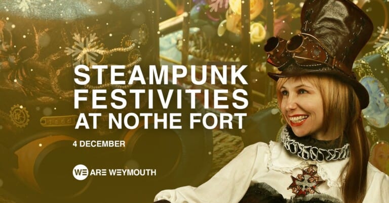 steampunk at the nothe fort weymouth christmas 2021 768x402