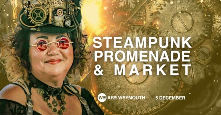 steampunk parade Weymouth Chrismas 2021 768x402