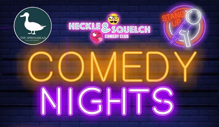 2 heckle Squelch Comedy Club Sporinghead weymouth 768x446
