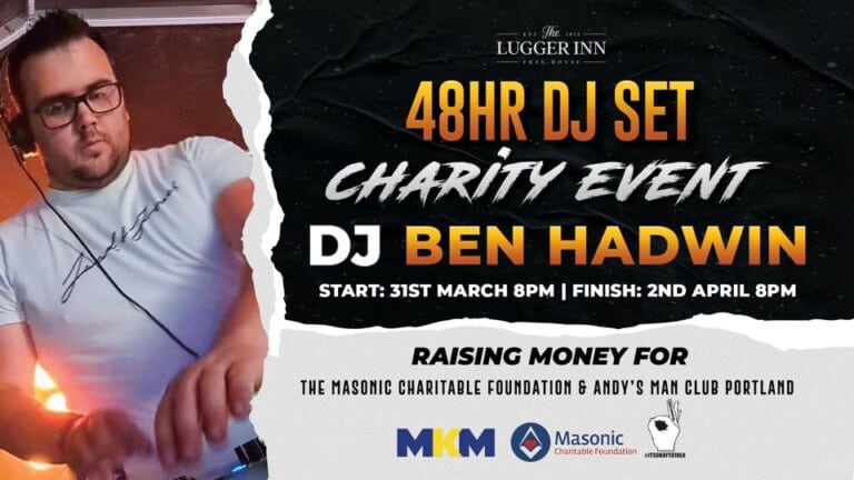 ben hadwin charity DJ session Weymouth 768x432