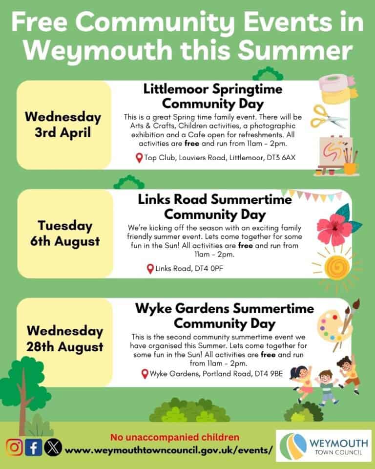 weymouth community events 768x960
