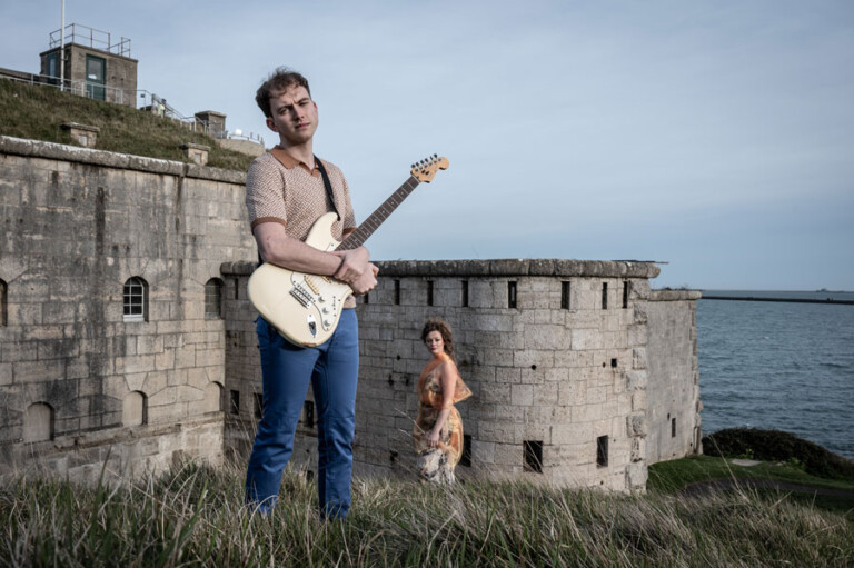 Orpheus and the Underworld Teatro Vivo photo by Jane Jackson image Tamsin Fessey as Eurydice and Archie Rowell as Orpheus 3 768x511