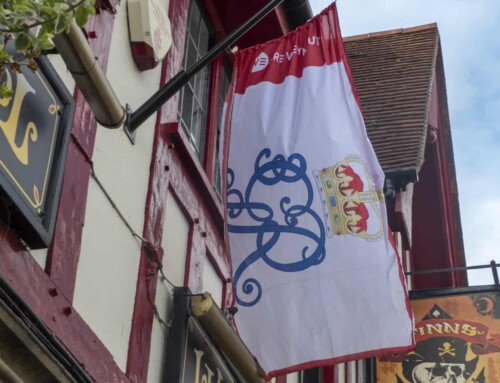 Flags Flying High in Weymouth: Celebrating Georgian Heritage on Great George Street & Lodmoor Hill
