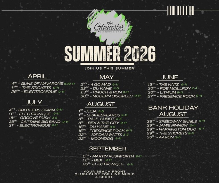 GLOUCESTER WEYMOUTH SUMMER 26 768x644