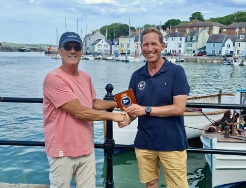 Enchantress Presented with Royal Naval Sailing Association (RNSA) Crest