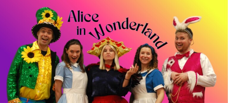 Alice in Wonderland Tithe Barn Abbotsbury 768x349